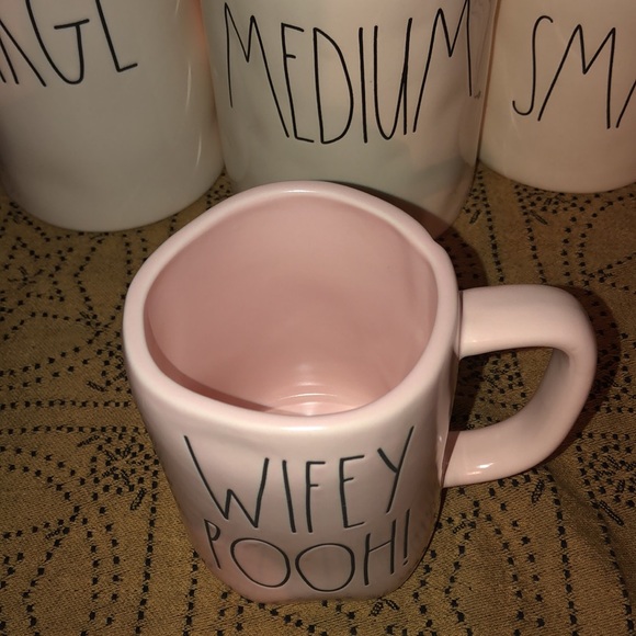 Rae Dunn WIFEY POOH! Mug Pink - Picture 5 of 5